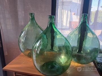 Damigiana vetro verde