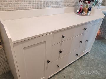 Credenza ikea bianca con cassetti