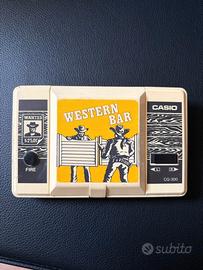 CASIO WESTERN BAR 1984 LCD Gioco Vintage OK