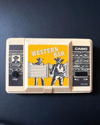 CASIO WESTERN BAR 1984 LCD Gioco Vintage OK