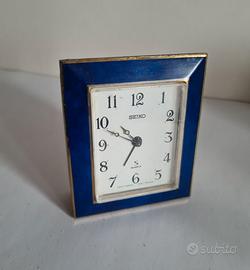 Sveglia SEIKO  vintage  da tavolo al quarzo con co