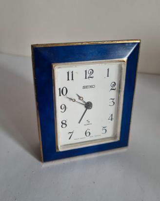 Sveglia SEIKO  vintage  da tavolo al quarzo con co