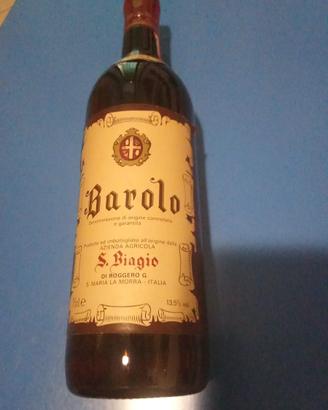 Bottiglia vino BAROLO San Biagio