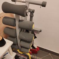 Kit palestra con pesi Ab Trainer e STEP contapassi