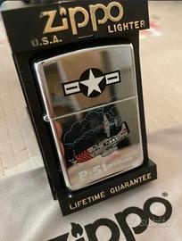 zippo p-51 mustang WWII del 1993