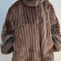 pelliccia vera in visone double face