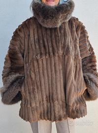 pelliccia vera in visone double face