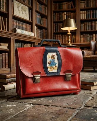 Cartella Scuola Vintage Anni 70 Originale Concorde