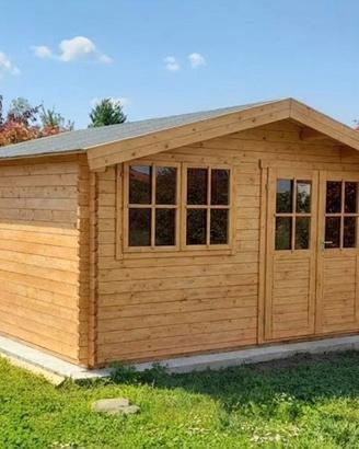 CASETTA DI LEGNO ISABELLA 400x400x245h
