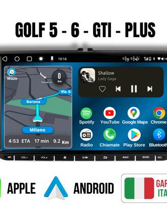 Volkswagen Golf 5 6 | 9 Pollici Autoradio android