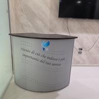 Consolle Reception Curva in metallo