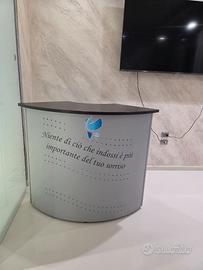 Consolle Reception Curva in metallo