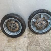 ruote complete scarabeo  light 400-500 