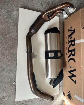 Scarico aprilia tuareg originale nuovo