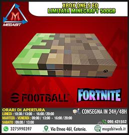 Xbox one s edizione limitata minecraft 500gb white