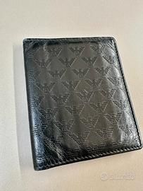 Emporio Armani Portafoglio Pieghevole Nero (Pelle)