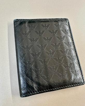 Emporio Armani Portafoglio Pieghevole Nero (Pelle)