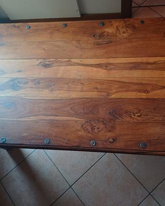 tavolino in legno massello