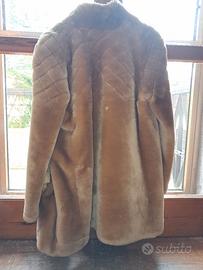 giacca corta visone color marrone