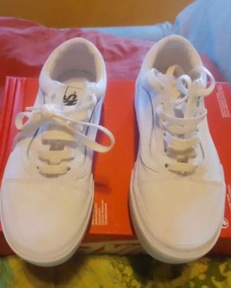 Vans Authentic bianche originali – Taglia 36
