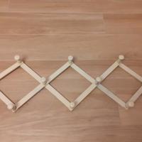 Appendiabiti estensibile shabby