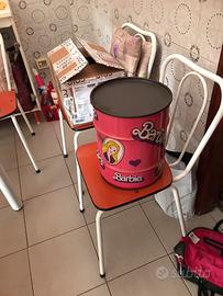 Bidone in latta BARBIE