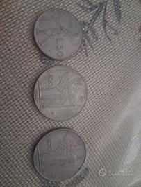 Monete rare dal 1957 al 1959 con errore di conio