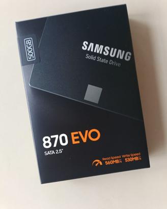 SSD SAMSUNG 870 EVO 500GB SIGILLATO