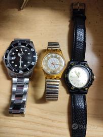lotto 3 orologi