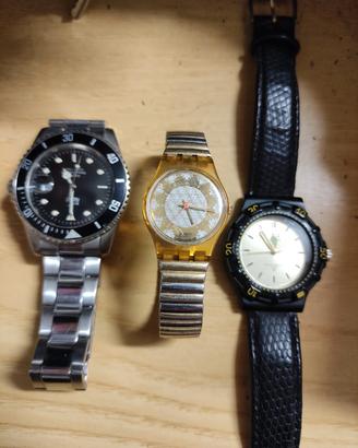 lotto 3 orologi