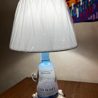Lampade, abat jour, bottiglie di gin, tequila