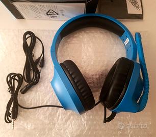 Cuffie Headset Sades Spirits Blu Playstation Xbox