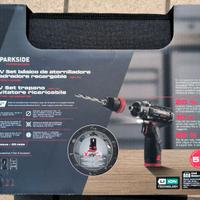 Nuovo!Trapano Avvitatore Parkside2xBATTERIA GARANZ