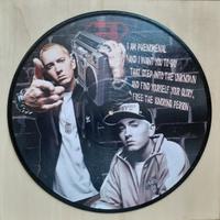 Vinile 33 giri da parete omaggio a Eminem 
