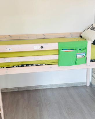 Letto per cameretta bambini rialzato