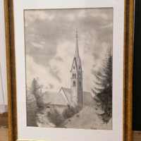 Quadro Chiesa di San Simon Simone Vallada BL