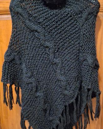 poncho invernale donna 