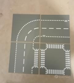 4 basi strada LEGO 32×32 bottoncini