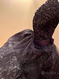 Abito cocktail/da cerimonia nero