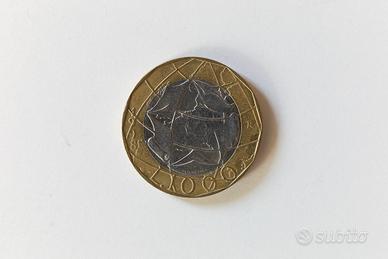 Moneta italia 1000 lire anno 1998