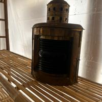 lanterna nautica ad olio in ottone