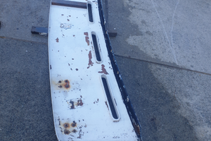 Plancia plancetta spiaggetta poppa