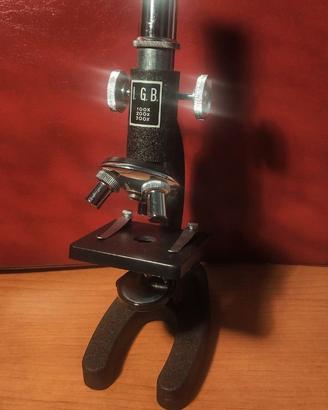 Microscopio Vintage I.G.B. Anni '70 Funzionante