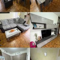 Soggiorno completo e cucina