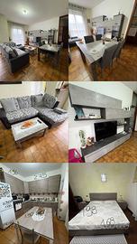 Soggiorno completo e cucina