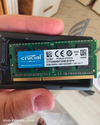 Ram DDR3 8Gb Crucial