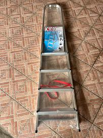 Scala domestica Facal K100 blu, in alluminio