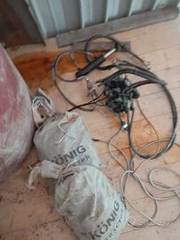 Catene trattore e joystick botte