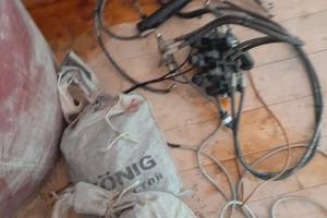 Catene trattore e joystick botte