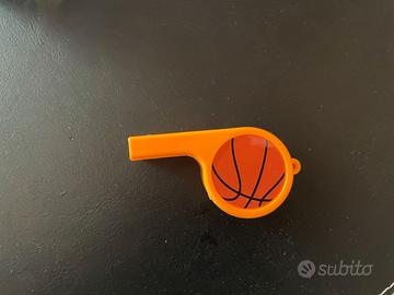 Fischietto giocattolo in plastica arancione 